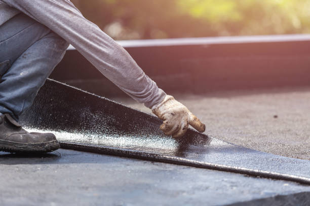 Professional Basement Waterproofing technician working in Elizabeth Lake, CA